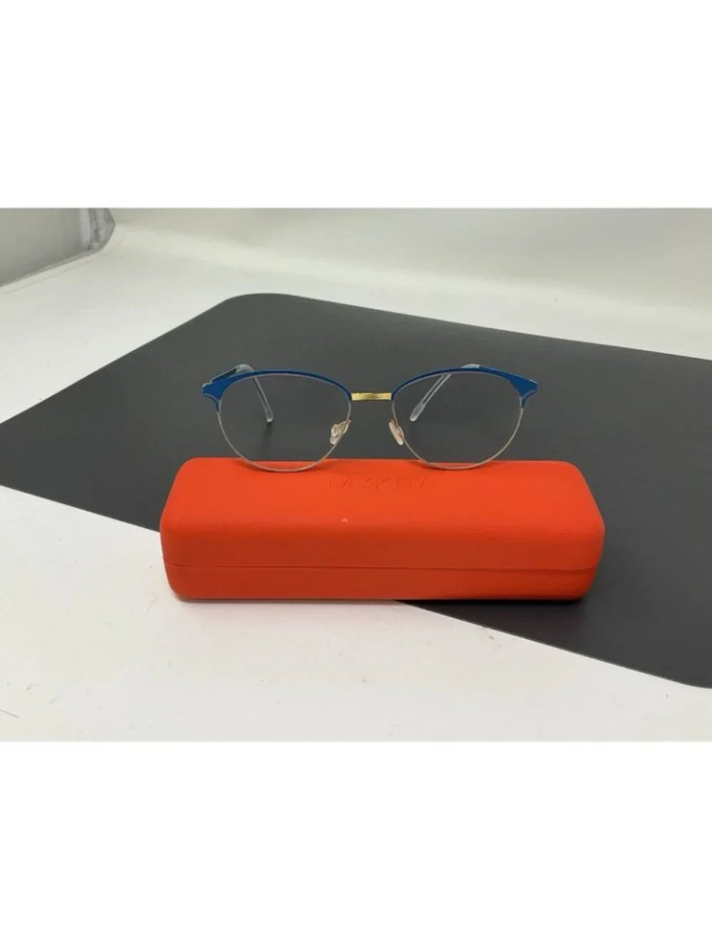 Mykita Lite Pia Eyeglasses Frame Germany Blue Gold 49 [] 16